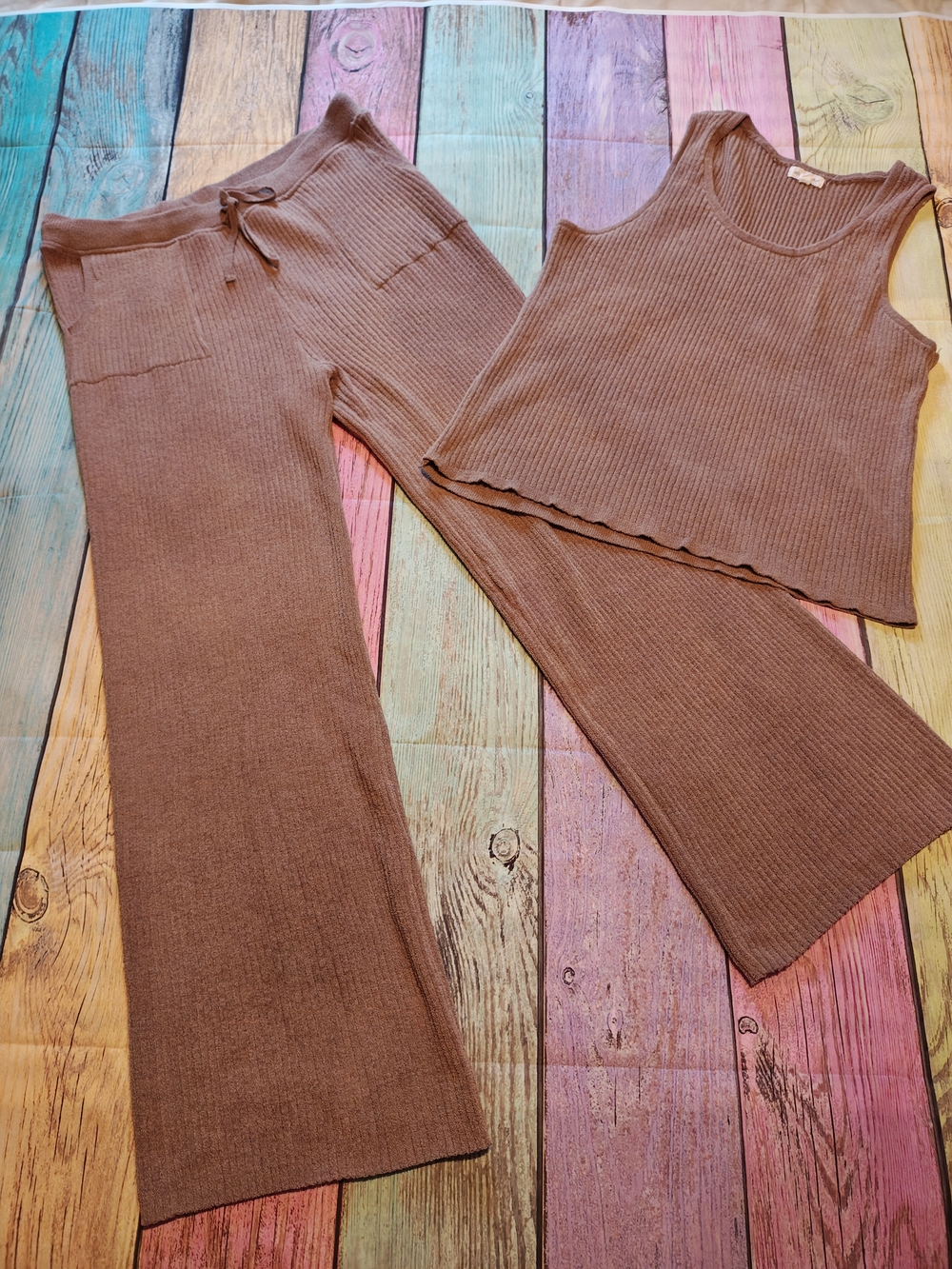 Adyson Parker XL Set - tank top and flare pants #0254